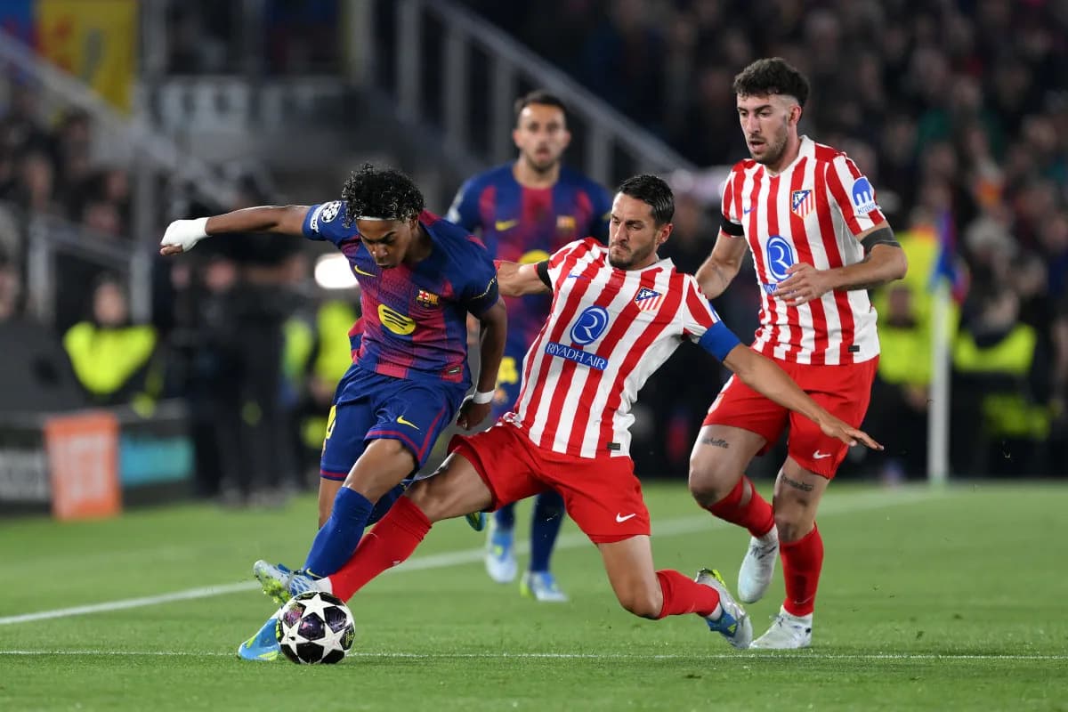 Barcelona föll med 0-2 mot Atlético Madrid i Champions League-kvartsfinalen