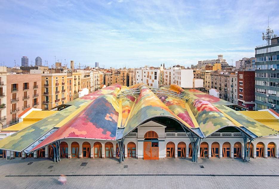 Mercat de Santa Caterina Barcelona - Marknad, Lunch och Tips 2026