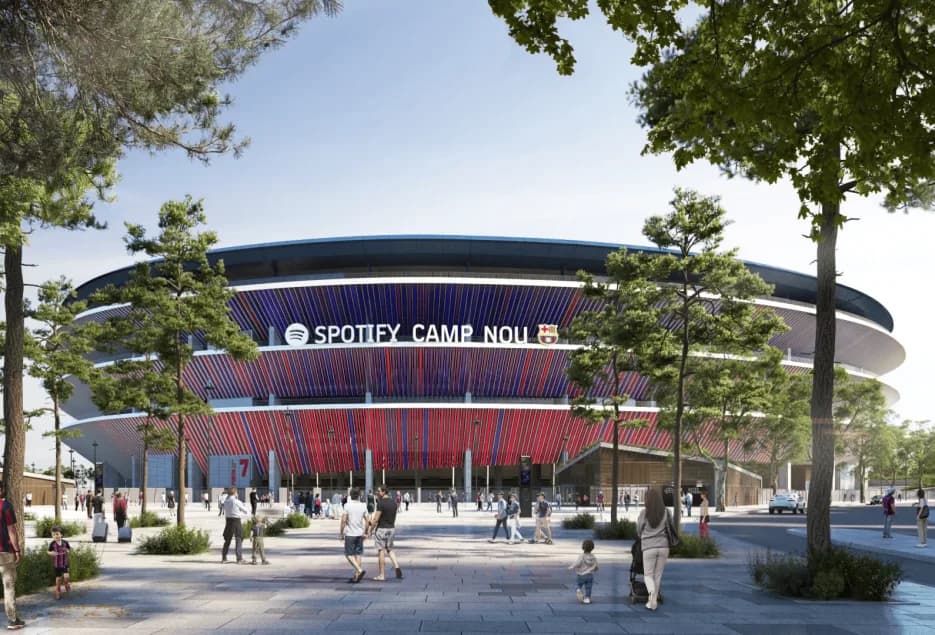 Nya Spotify Camp Nou- Så kommer Barcelonas nya arena se ut 2026 - bild 1