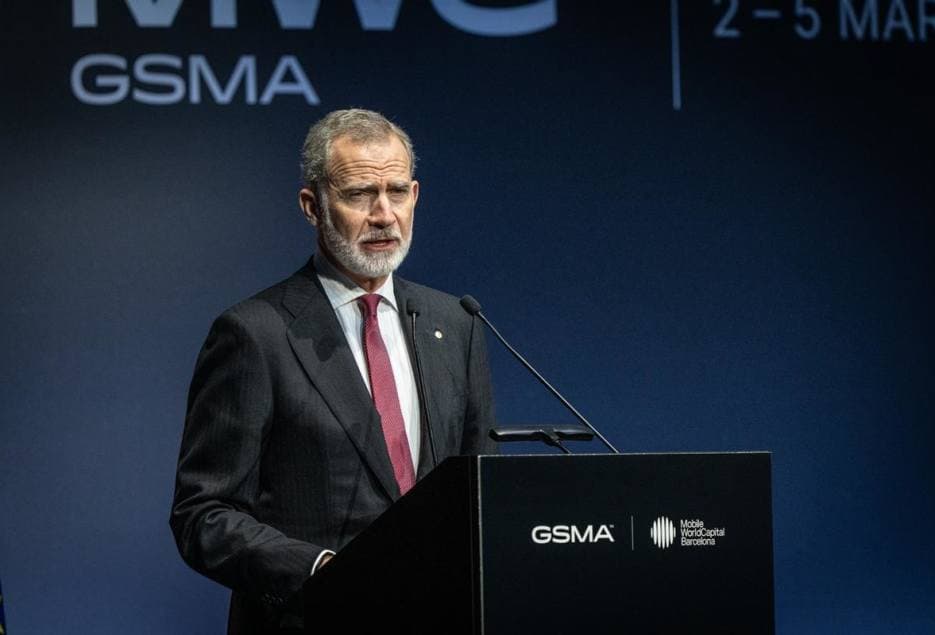 Kung Felipe VI öppnade Mobile World Congress 2026 i Barcelona