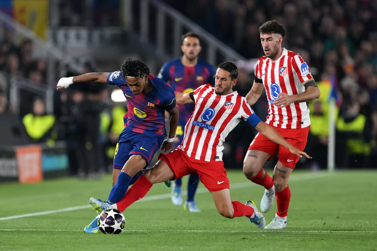 Barcelona föll med 0-2 mot Atlético Madrid i Champions League-kvartsfinalen